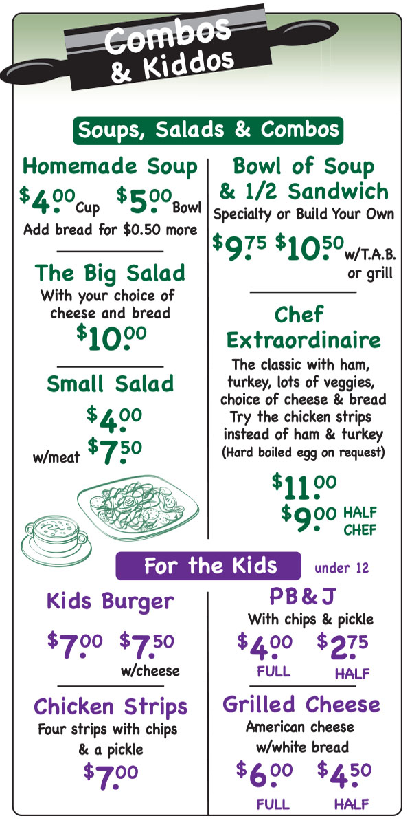 Bozeman MT Bakery Sandwich Deli Menu Mama Mac's