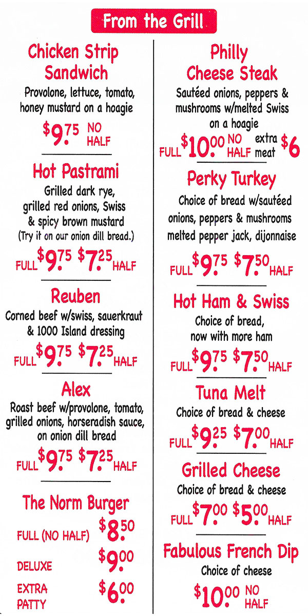 Bozeman MT Bakery Sandwich Deli Menu Mama Mac's